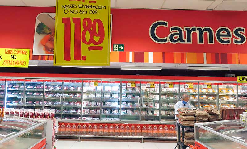 Brasil registró una deflación de 0,68% en julio, pero los precios de los alimentos siguen subiendo