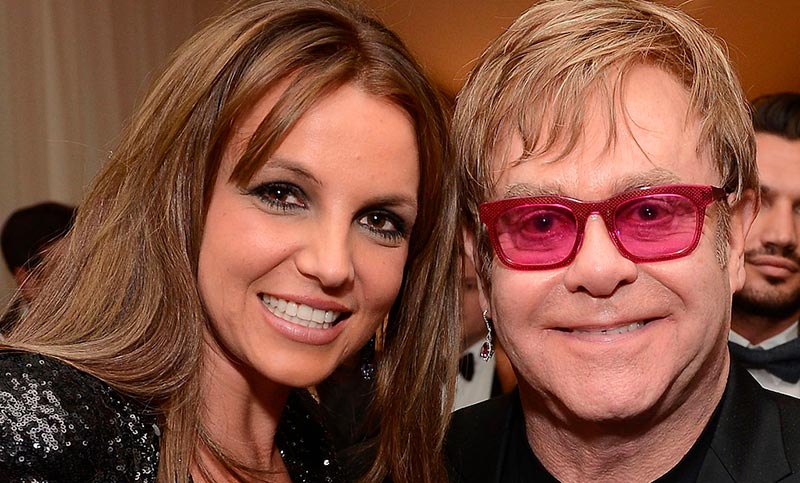 Britney Spears y Elton John presentan una colaboración con destino de hit
