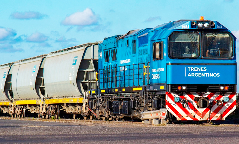 Nuevo récord: el ferrocarril transportó en julio más de 860.000 toneladas