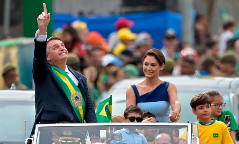 Brasil: en los festejos por el Bicentenario, seguidores de Bolsonaro apoyaron su reelección