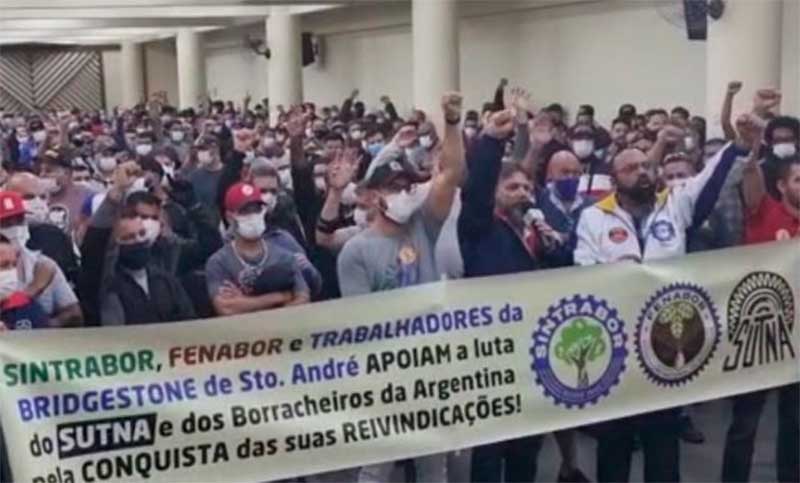 Consecuencias globales: el sindicato del neumático de Brasil expresó solidaridad con sus pares argentinos