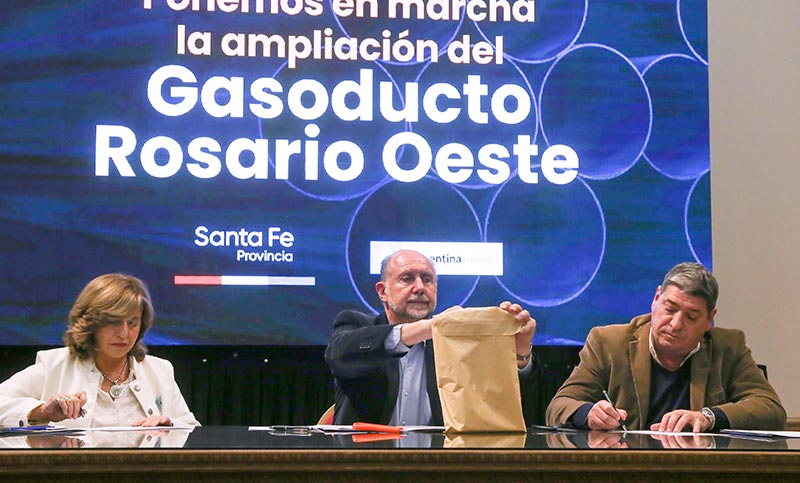 La Provincia adjudicó la obra de ampliación del gasoducto Gran Rosario