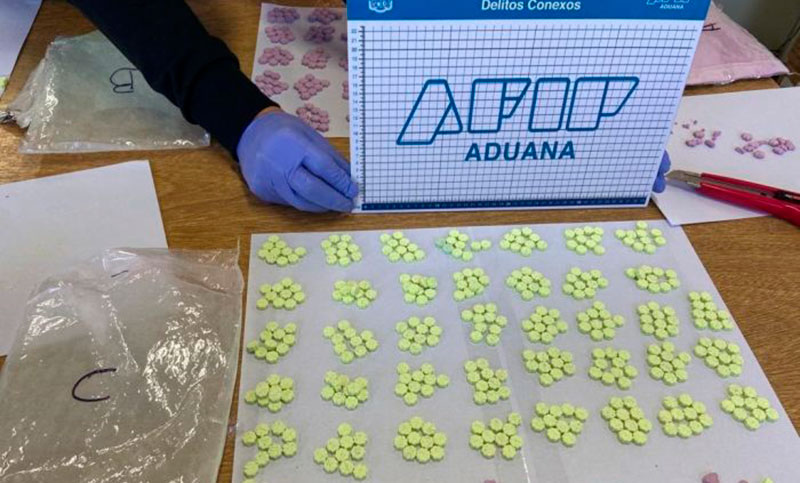 Buenos Aires: secuestraron más de 1.500 pastillas de éxtasis provenientes de Holanda
