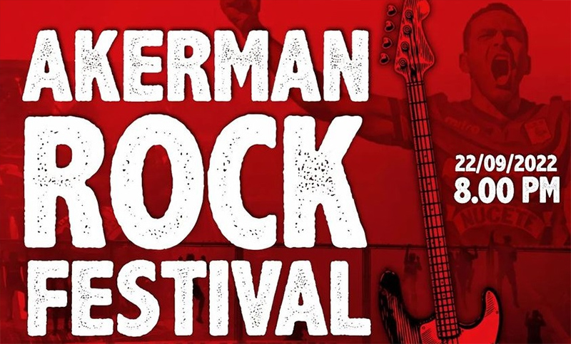 Llega el Akerman Rock Festival, en homenaje al goleador de Deportivo Morón