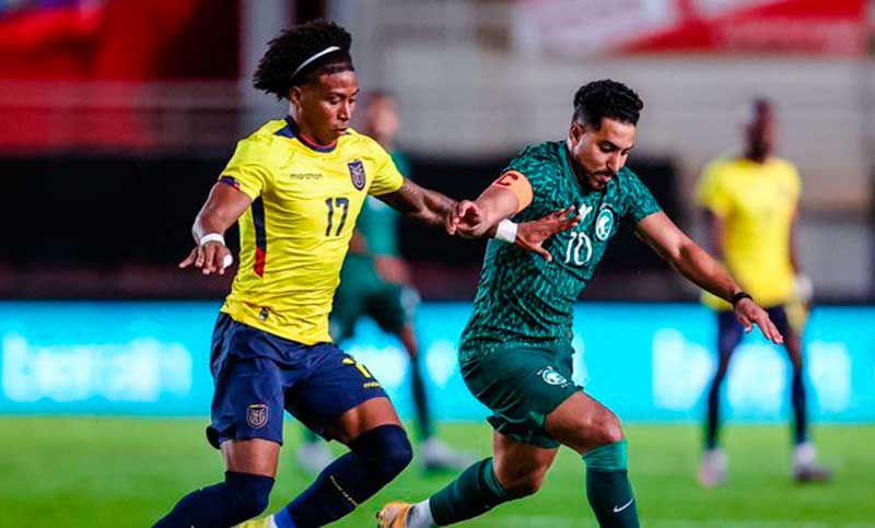 Arabia Saudita empató con Ecuador sin goles