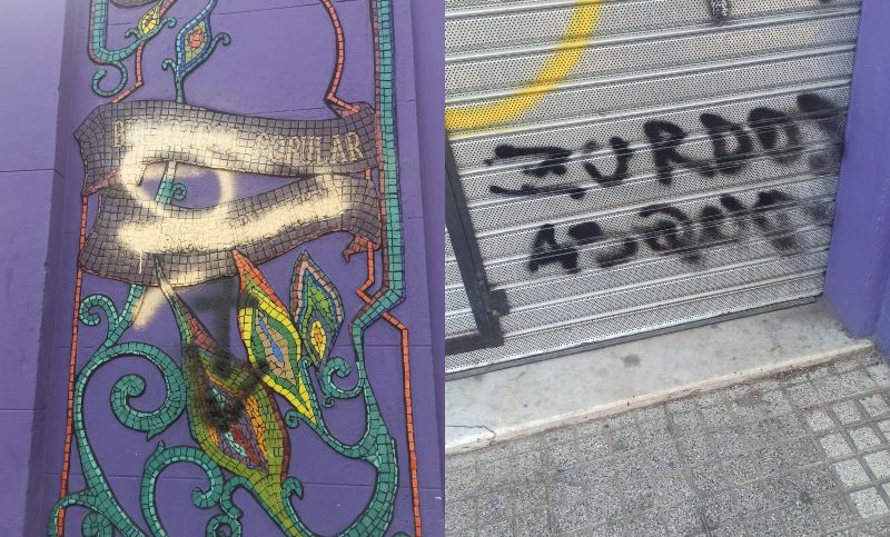 Vandalizaron la Vulvería, espacio cultural lesbofeminista de Rosario