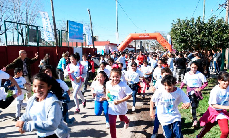 Se viene el maratón por los 25 años del Polideportivo Las Flores