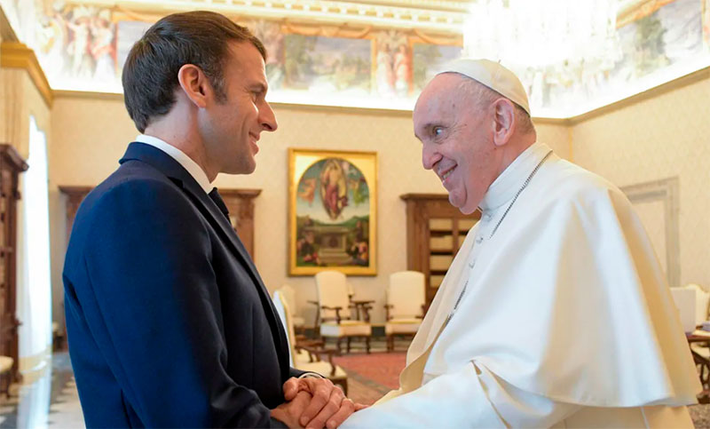 Francisco recibió a Macron en el Vaticano en el marco del conflicto ruso – ucraniano