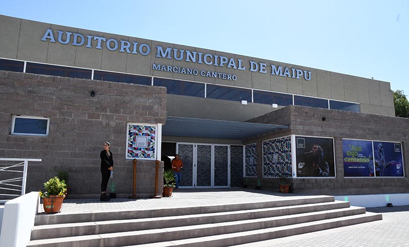 Inauguraron un auditorio en homenaje a “Marciano” Cantero en Mendoza