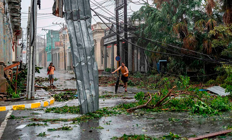 Argentina envía ayuda humanitaria a Cuba por el huracán Ian