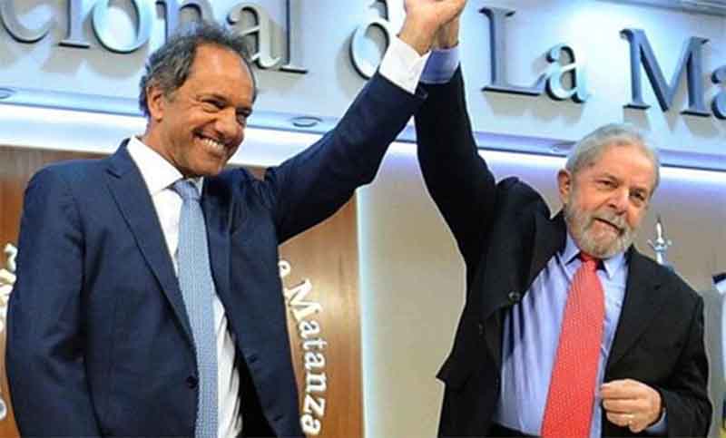 Scioli: el triunfo de Lula es un «gran envión a la integración» regional