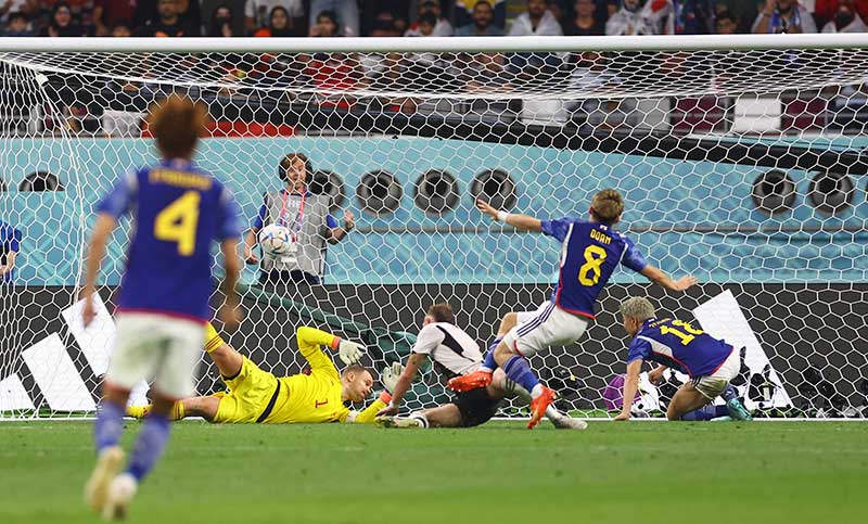 Japón tuvo una notable reacción y le arruinó el debut a Alemania