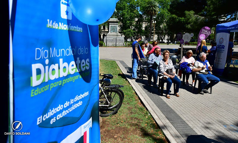 Día Mundial de la Diabetes: realizan operativo en plaza San Martín y resaltan importancia de la detección precoz