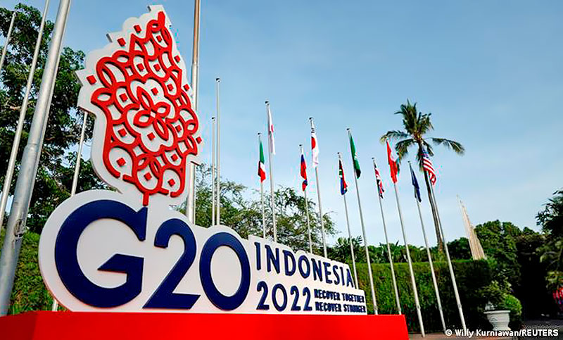 La cumbre del G20 llamó en su inicio a «terminar la guerra» para que no derive en “otra guerra mundial”