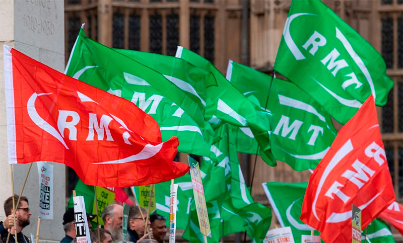 Reino Unido: ferroviarios realizarán cuatro huelgas en reclamo de mejores condiciones laborales