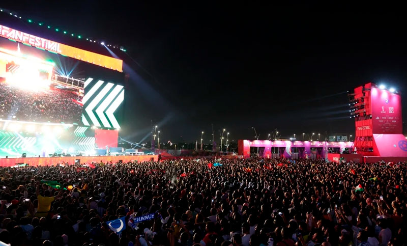 Qatar: Inauguraron el fan fest en Al Bidda Park y Doha Corniche