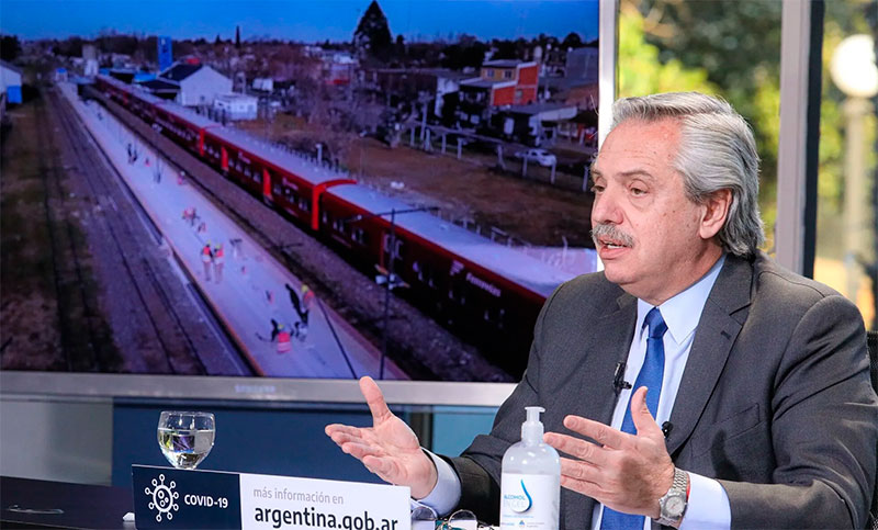 Fernández destacó el crecimiento de la estructura ferroviaria federal durante su Gobierno