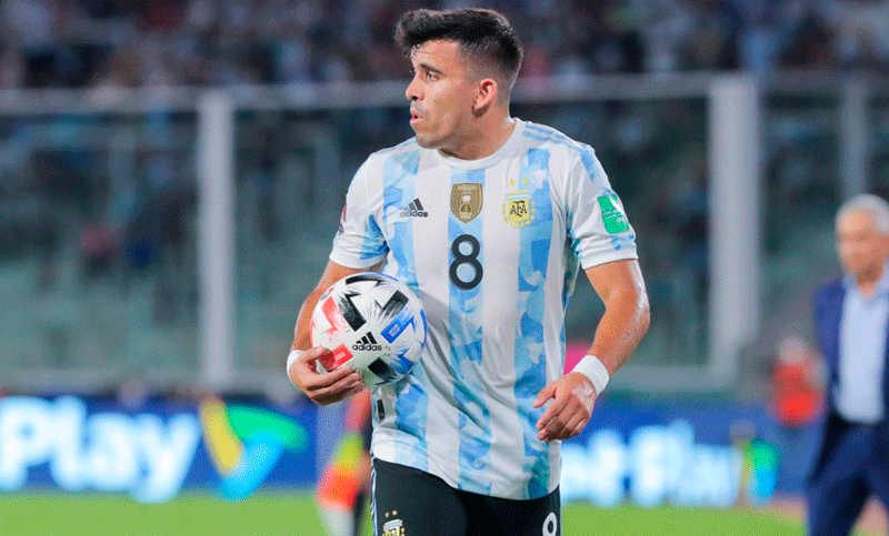 Marcos Acuña padece una pubalgia pero no corre riesgo para el Mundial
