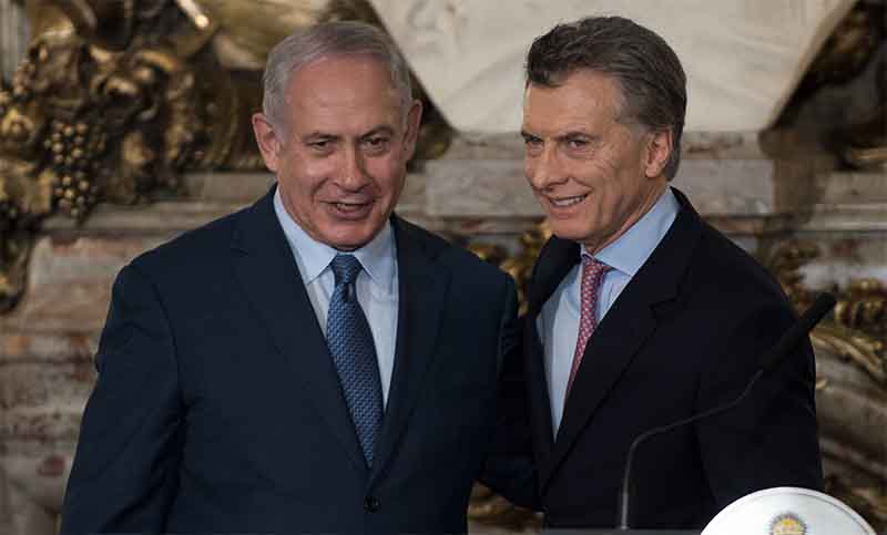 Mauricio Macri felicitó a Netanyahu por su triunfo en las elecciones