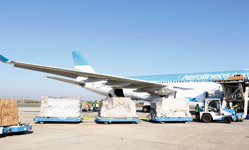 Avance logístico: Aerolíneas Argentinas incorpora dos aviones para el transporte de cargas