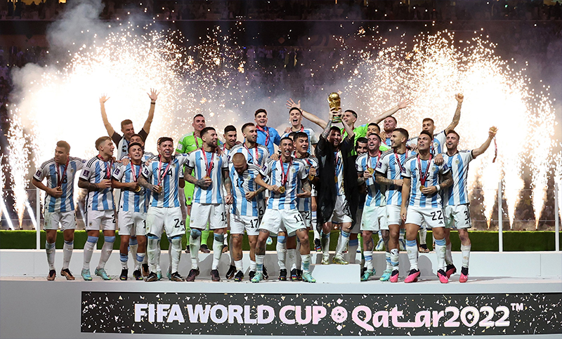 Argentina se ubica segunda en el ranking FIFA, pese a haber salido campeón