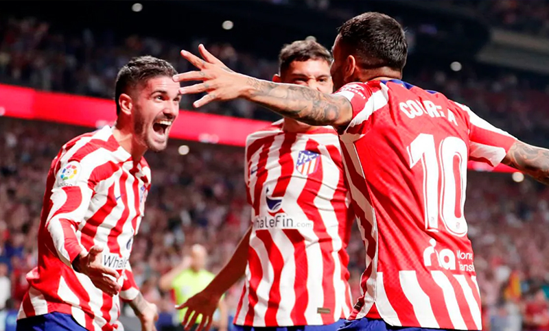 Los campeones De Paul, Molina y Correa se reincorporaron al Atlético Madrid