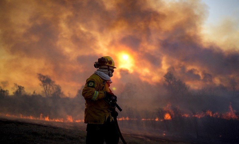 Jujuy, Corrientes, La Pampa y Río Negro registran incendios activos