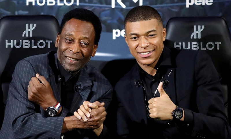 Pelé le envió un mensaje a Mbappé: «Estoy feliz de verte rompiendo otro de mis récords»