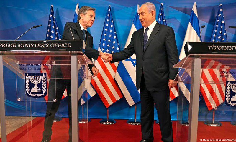 El jefe de la diplomacia de EEUU llega a Israel y pide el fin de la violencia con los palestinos