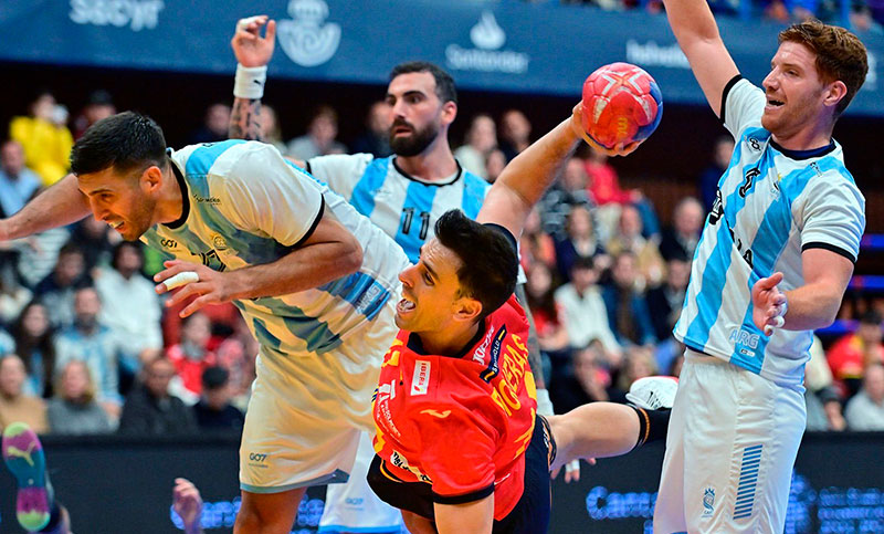 Handball: Argentina no pudo con España en un amistoso