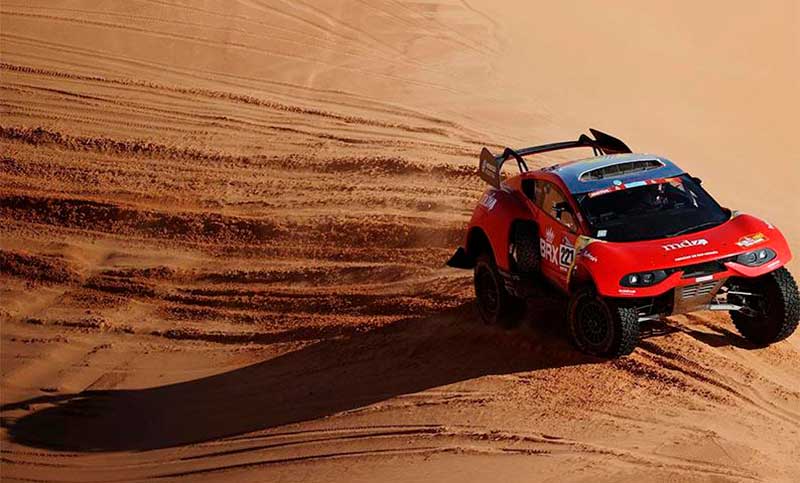Orly Terranova abandonó el Rally Dakar por problemas físicos