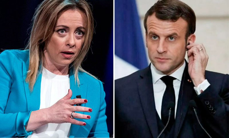 Tras los cruces por la inmigración, Meloni y Macron piden más controles en las fronteras europeas