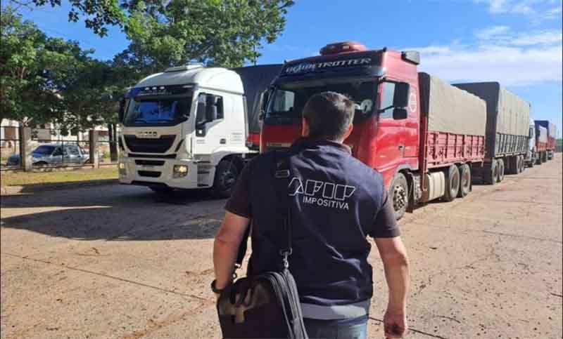 Afip incautó 180 toneladas de soja por contrabando en Corrientes