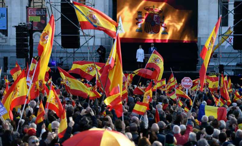 Convocan a una manifestación contra el Gobierno de España por supuesto «deterioro de la democracia»