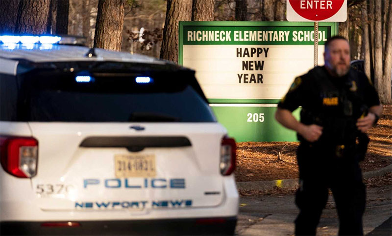 Un niño estadounidense de seis años abrió fuego en su escuela e hirió de gravedad a una profesora