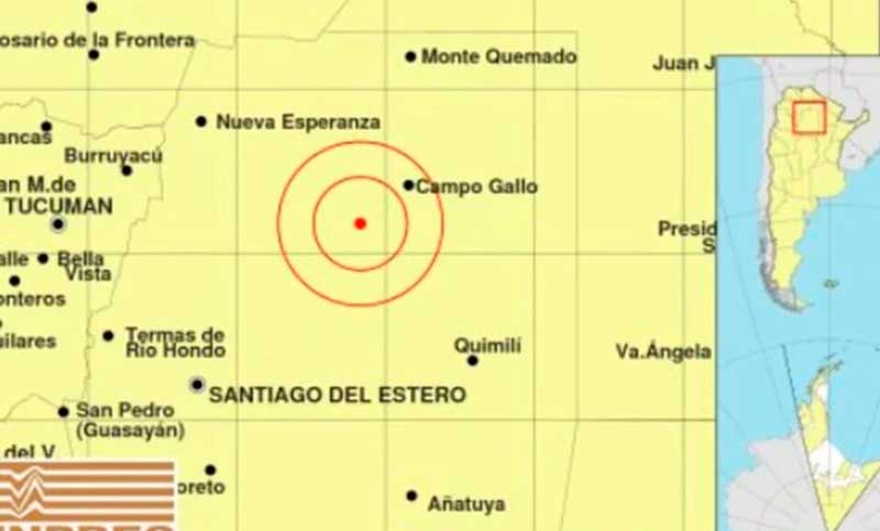 Santiago del Estero: se registró un sismo de 6,5 grados