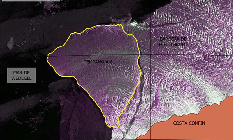 Un témpano gigante se desprendió de la Antártida: cómo es su seguimiento