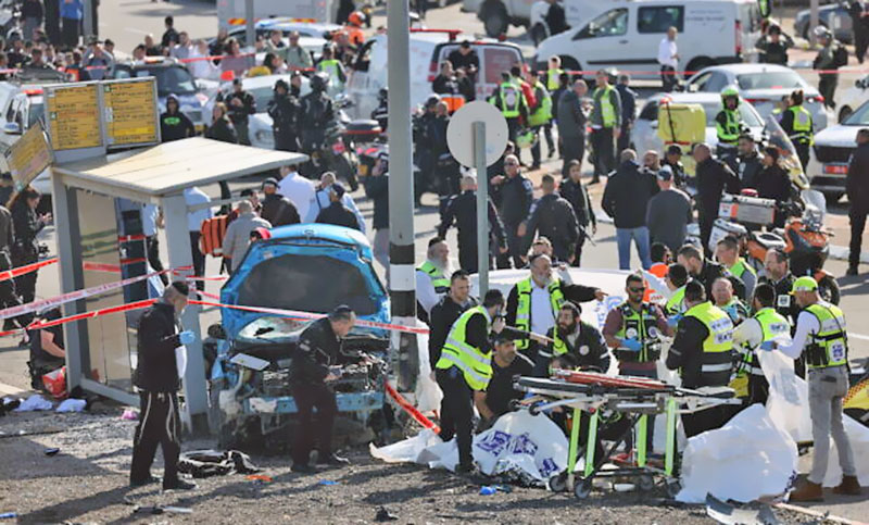 Al menos dos muertos, incluyendo un niño, en un atentado con auto en Jerusalén Este