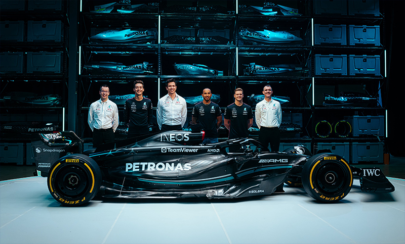 Mercedes volverá al color negro para la temporada 2023 de la Fórmula 1
