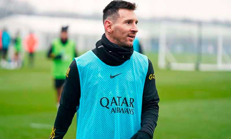 Tras un breve descanso en Barcelona, Messi regresó a Francia y se entrenó con el PSG