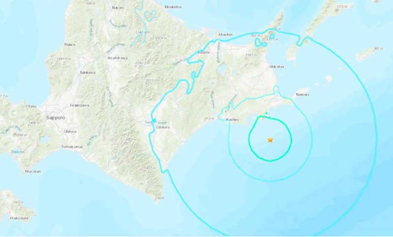 Un fuerte sismo sacudió a una región de Japón