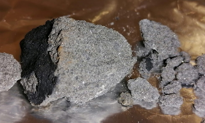 Un meteorito cayó en el balcón de la casa de dos ancianos en Italia