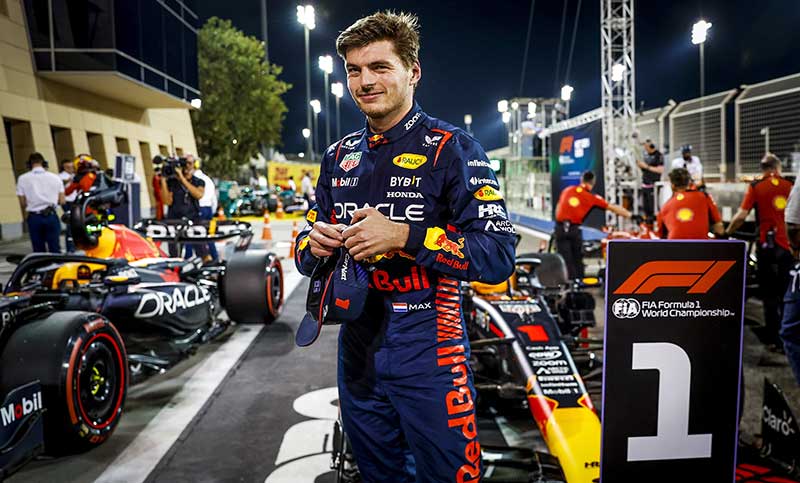 Verstappen se quedó con la pole position en el Gran Premio de Bahréin