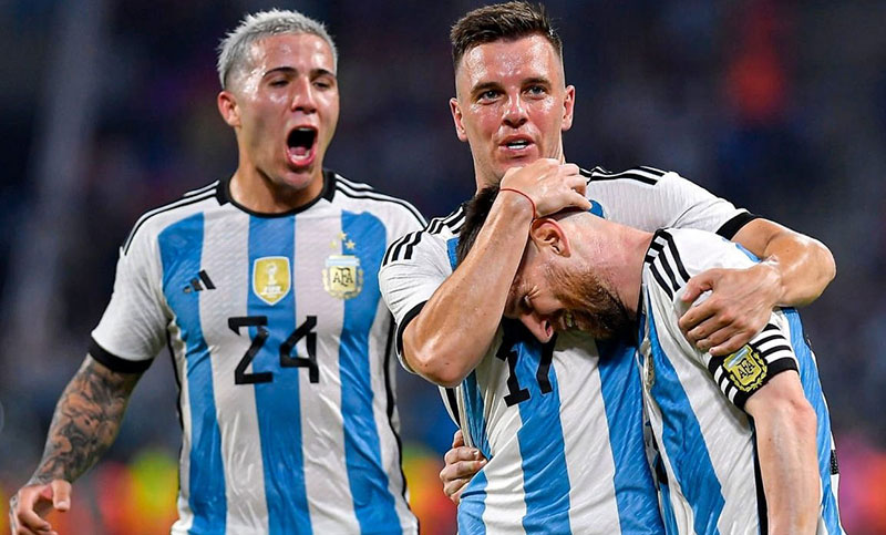 El último festejo: Argentina goleó a Curazao y Messi llegó a 102 goles con la selección
