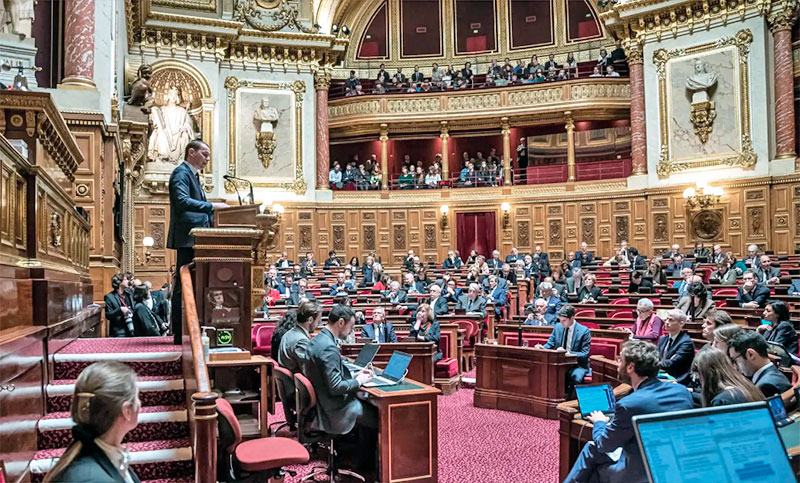 El Senado de Francia aprobó la cuestionada extensión de la edad mínima para jubilarse