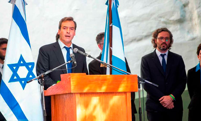 La embajada de Israel en Argentina recordó los 31 años del atentado terrorista