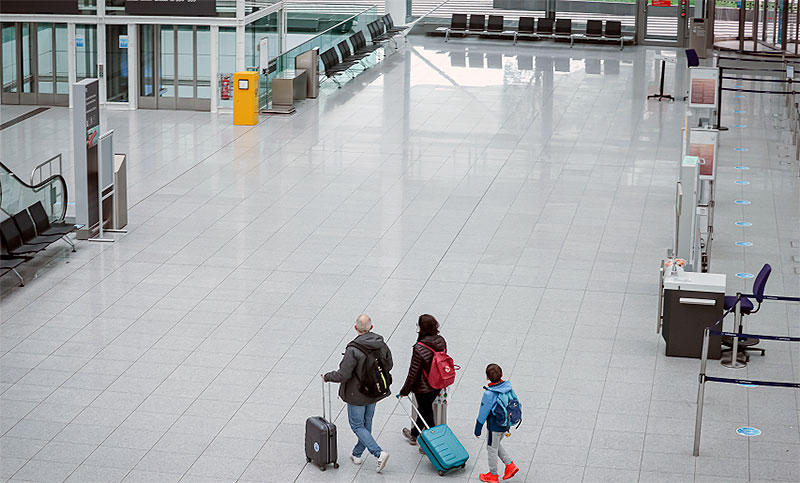 La huelga del transporte en Alemania deja tres aeropuertos prácticamente vacíos