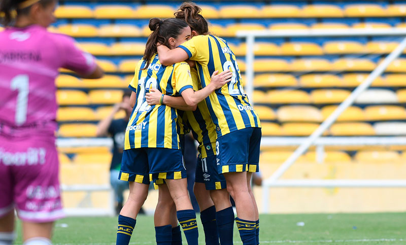 Fútbol Femenino: Central venció 2 a 1 a Estudiantes (BA) en el Gigante y sigue prendido en el torneo