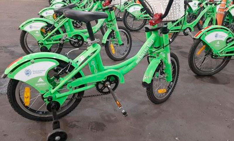 Incorporan bicicletas para infancias en el sistema público «Mi Bici, Tu Bici»