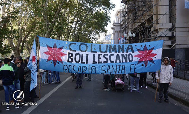 La Columna «Boli Lescano» reclama por el estado de abandono y emergencia alimentaria en los barrios